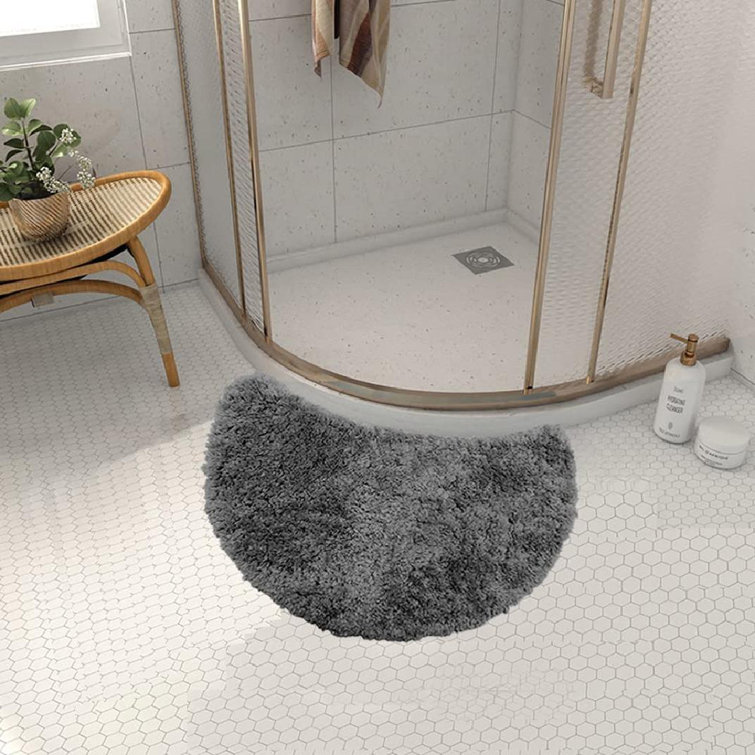 prettygero Quadrant Curved Bath Mat Wayfair